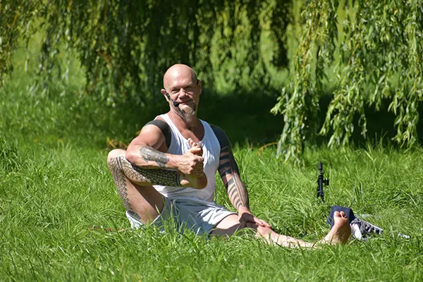 joga w parku