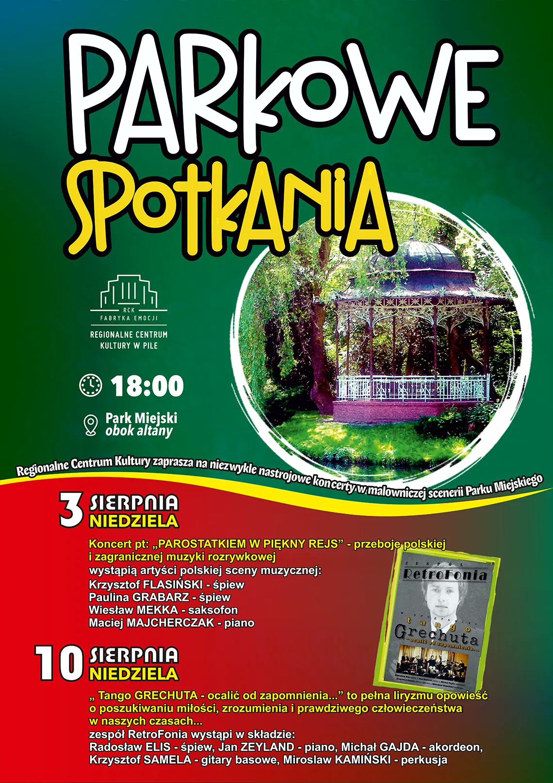 parkowe spotkania sierpien